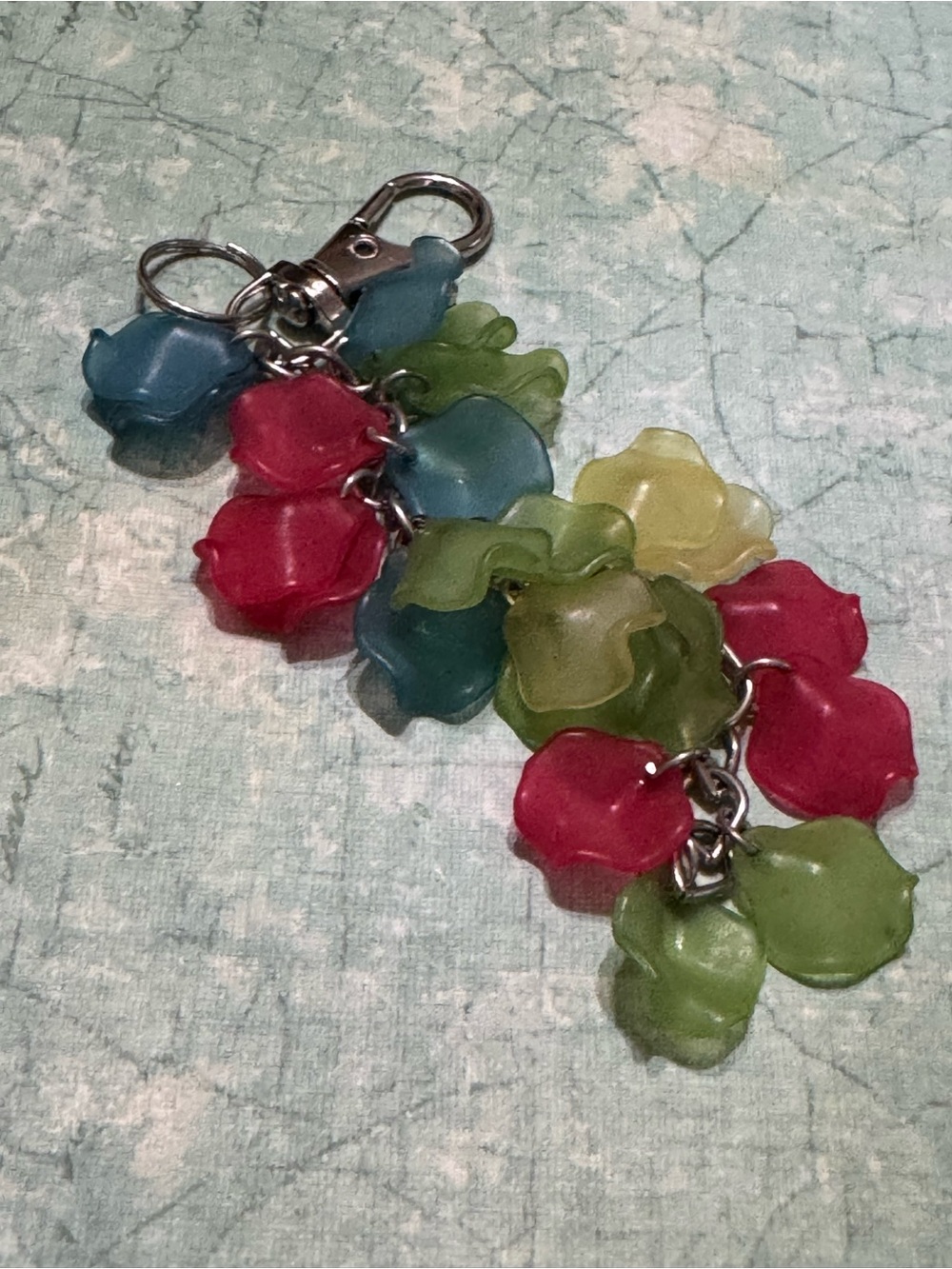 COLORFUL FLOWER PETALS BAG TAG HANG TAG - Picture 4 of 7